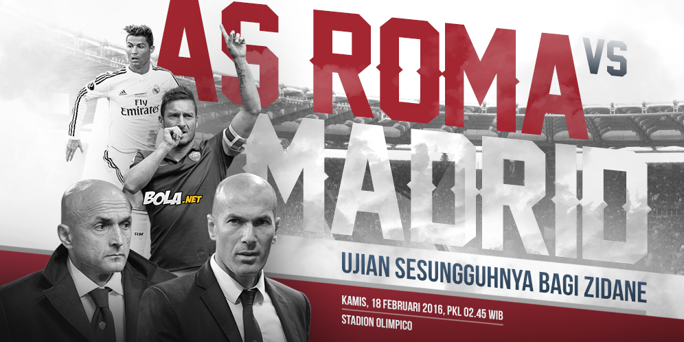 Prediksi AS Roma vs Real Madrid 18 Februari 2016 Prediksi AS Roma vs Real Madrid 18 Februari 2016