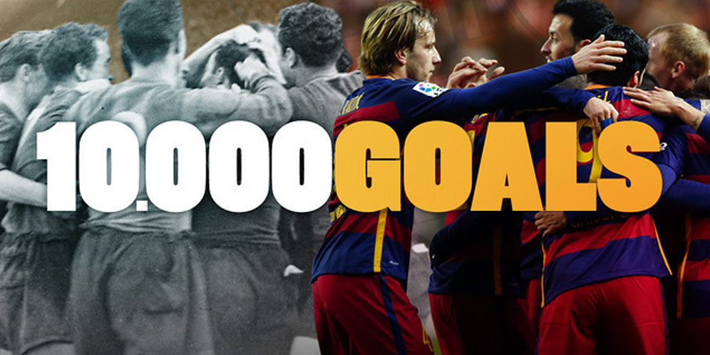 Barcelona Capai Milestone 10000 Gol Barcelona Capai Milestone 10000 Gol
