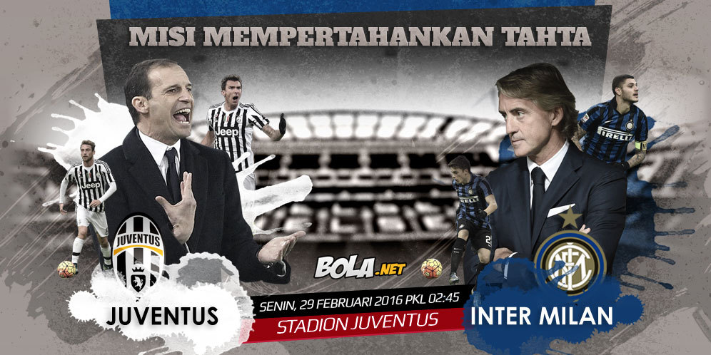 Data dan Fakta Serie A: Juventus vs Inter Milan Data dan Fakta Serie A: Juventus vs Inter Milan