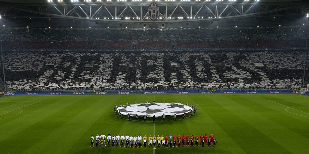 Juventus vs Bayern, Koreografi 'Maut' di Curva Sud Juventus vs Bayern, Koreografi 'Maut' di Curva Sud