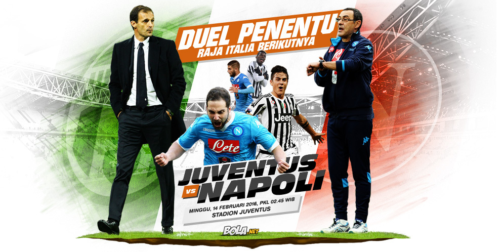 Prediksi Juventus vs Napoli 14 Februari 2016 Prediksi Juventus vs Napoli 14 Februari 2016