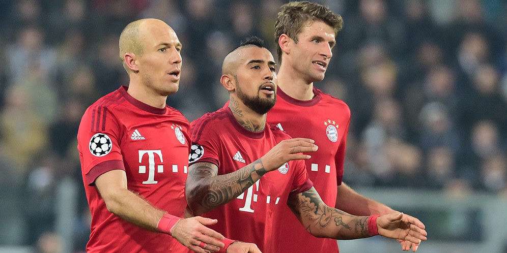 Juve Kecewakan Robben dan Bayern Juve Kecewakan Robben dan Bayern