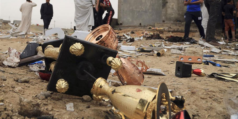 Bom Bunuh Diri ISIS Guncang Laga Sepakbola di Irak, 30 Tewas Bom Bunuh Diri ISIS Guncang Laga Sepakbola di Irak, 30 Tewas