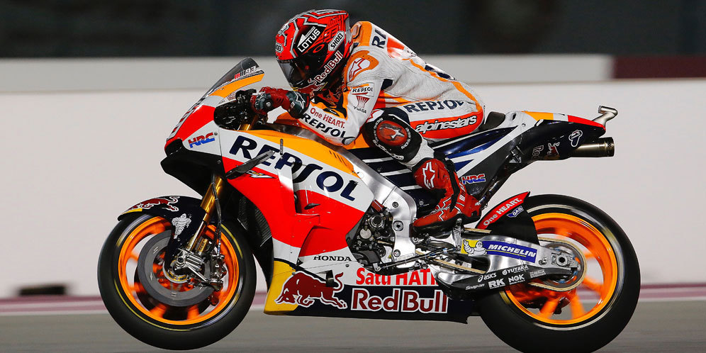 Marc Marquez Pimpin Sesi Pemanasan MotoGP Qatar Marc Marquez Pimpin Sesi Pemanasan MotoGP Qatar