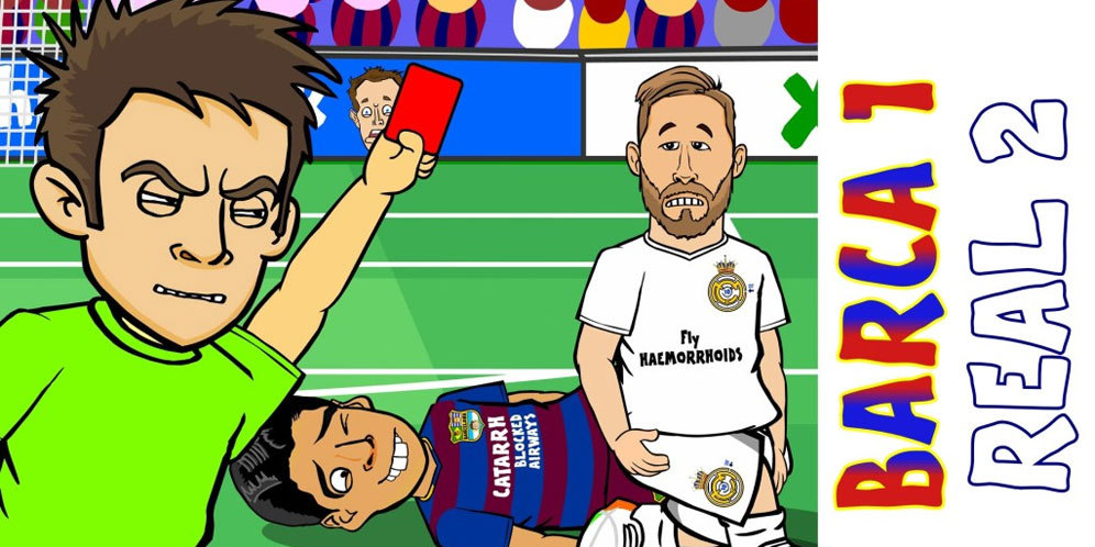 Parodi Kocak Kemenangan Madrid Atas Barca di El Clasico Parodi Kocak Kemenangan Madrid Atas Barca di El Clasico
