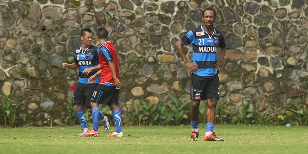 Gerald Pangkali Senang Gabung Madura United Gerald Pangkali Senang Gabung Madura United