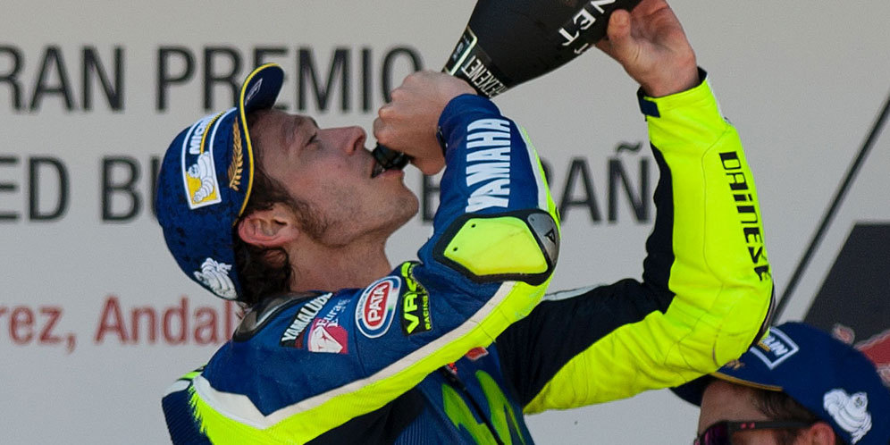 Valentino Rossi (c) AFP