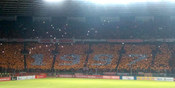 Koreografi Unik The Jakmania di Laga Kandang Persija Jakarta Koreografi Unik The Jakmania di Laga Kandang Persija Jakarta