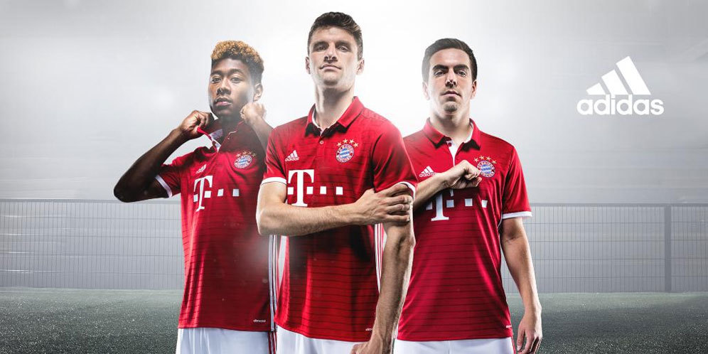 Bayern Munchen Perkenalkan Jersey Home Musim 2016/17 Bayern Munchen Perkenalkan Jersey Home Musim 2016/17