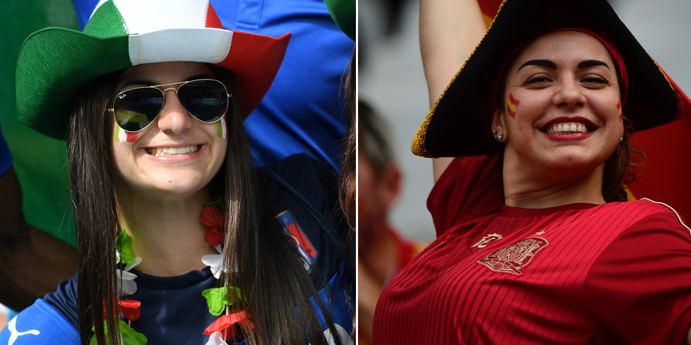 Galeri Foto Suporter: Italia vs Spanyol (2-0) Galeri Foto Suporter: Italia vs Spanyol (2-0)