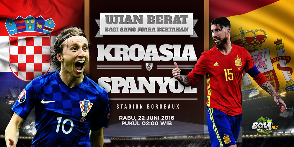 Prediksi Kroasia vs Spanyol 22 Juni 2016 Prediksi Kroasia vs Spanyol 22 Juni 2016