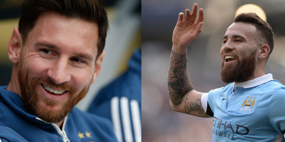 Lionel Messi Diduga Tiru Gaya Pemain Man City Lionel Messi Diduga Tiru Gaya Pemain Man City