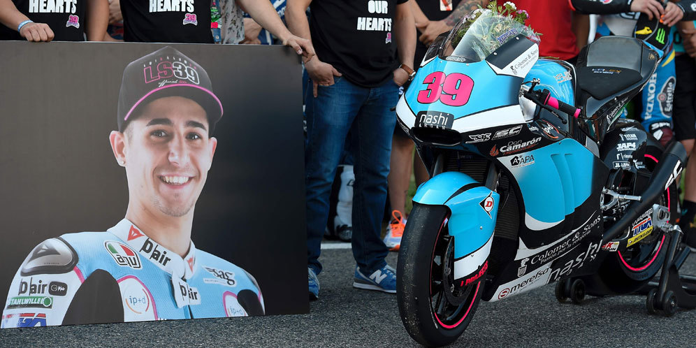 Luis Salom (c) AFP