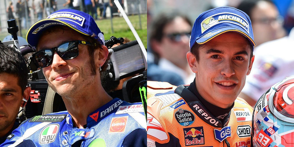 'Rossi-Marquez Bakal Sengit Lagi di Assen' 'Rossi-Marquez Bakal Sengit Lagi di Assen'