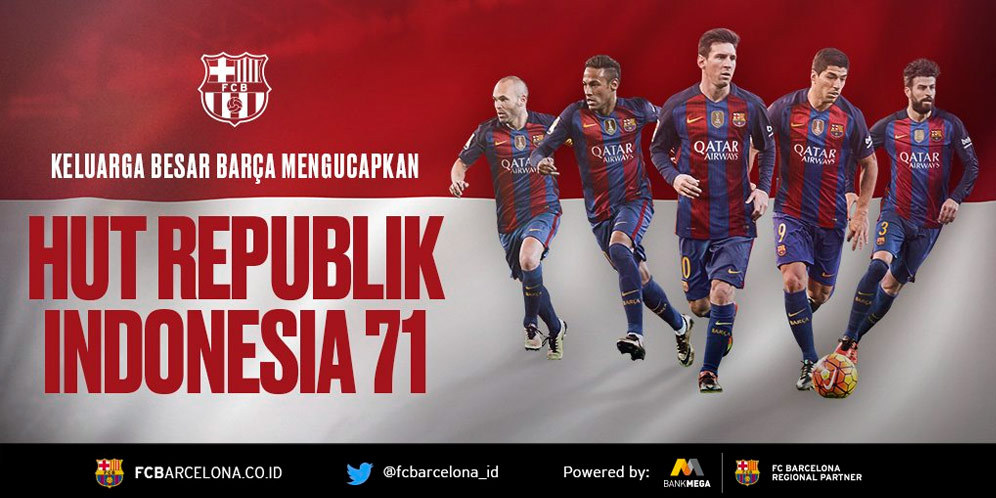 Dirgahayu Indonesia Dari Barcelona Dirgahayu Indonesia Dari Barcelona