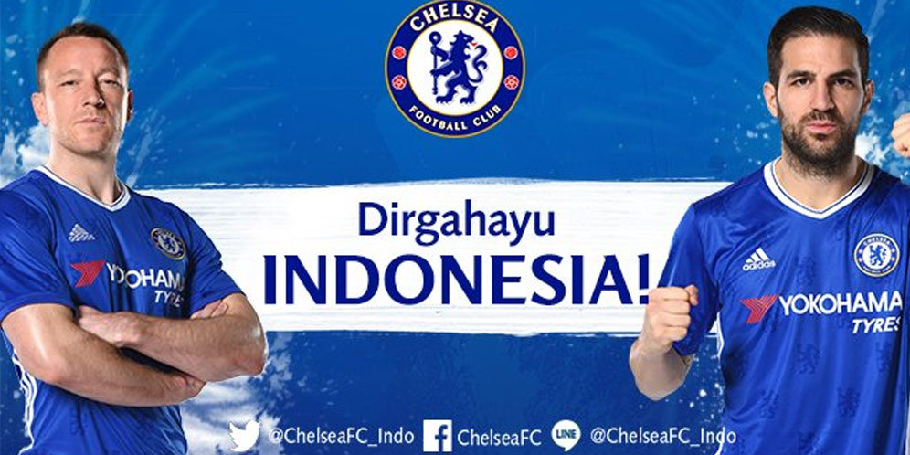 Chelsea: Dirgahayu Indonesia!