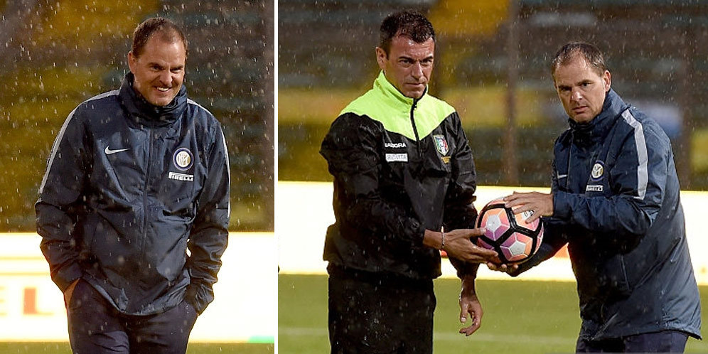 Debut Frank de Boer di Inter Tertunda
