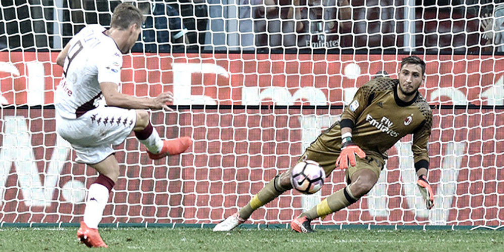 Penalty Save Pertama Donnarumma di Serie A Penalty Save Pertama Donnarumma di Serie A
