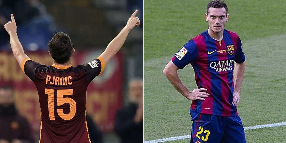 Vermaelen Pakai Nomor Pjanic di Roma Vermaelen Pakai Nomor Pjanic di Roma