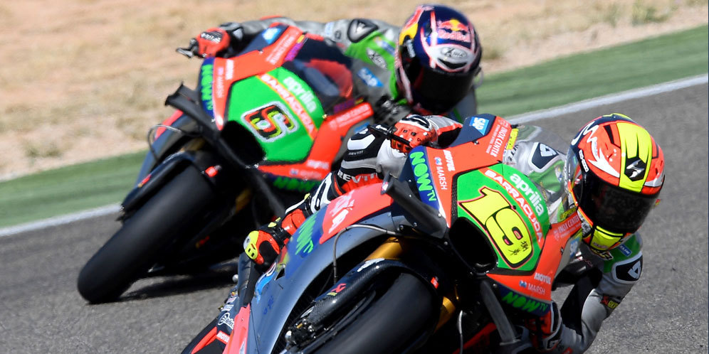 Alvaro Bautista dan Stefan Bradl (c) Gresini Racing
