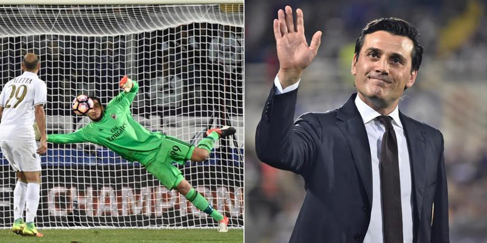 Montella: Balon d'Or, Donnarumma Tetaplah di Milan Montella: Balon d'Or, Donnarumma Tetaplah di Milan