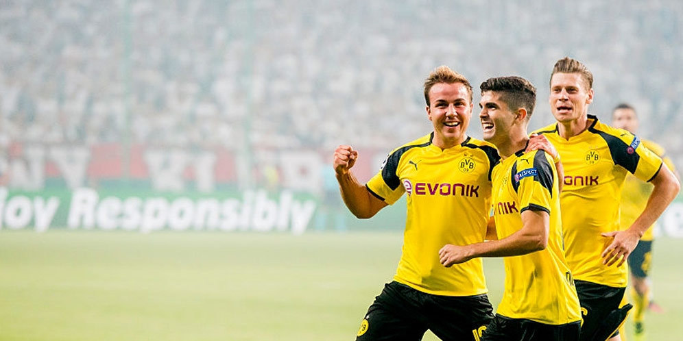 Kemenangan Tandang Terbesar Dortmund di Eropa Kemenangan Tandang Terbesar Dortmund di Eropa