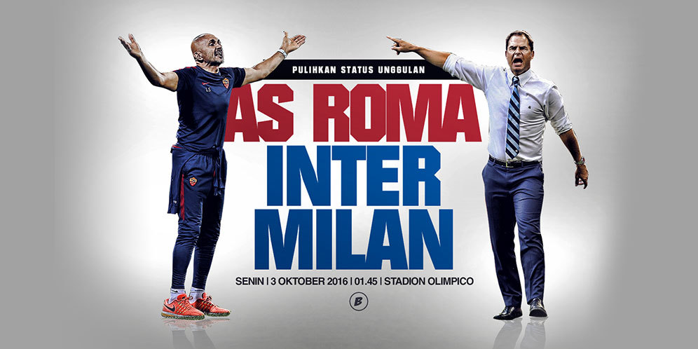 Prediksi AS Roma vs Inter Milan 3 Oktober 2016 Prediksi AS Roma vs Inter Milan 3 Oktober 2016