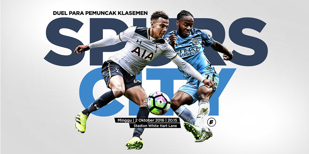 Data dan Fakta Premier League: Tottenham vs Manchester City