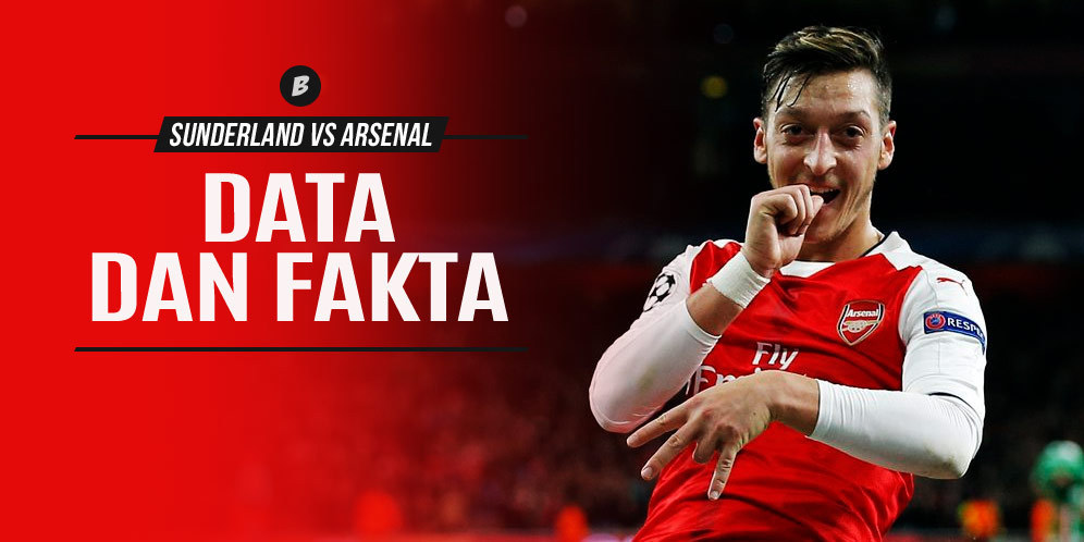 Data dan Fakta Premier League: Sunderland vs Arsenal Data dan Fakta Premier League: Sunderland vs Arsenal
