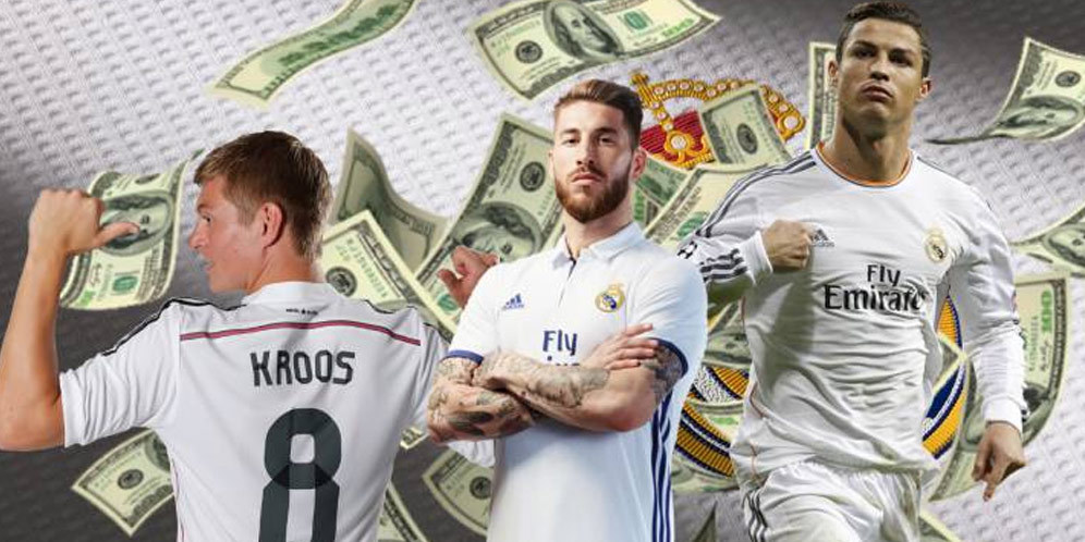 10 Pemain Bergaji Termahal di Real Madrid 2016/17 10 Pemain Bergaji Termahal di Real Madrid 2016/17