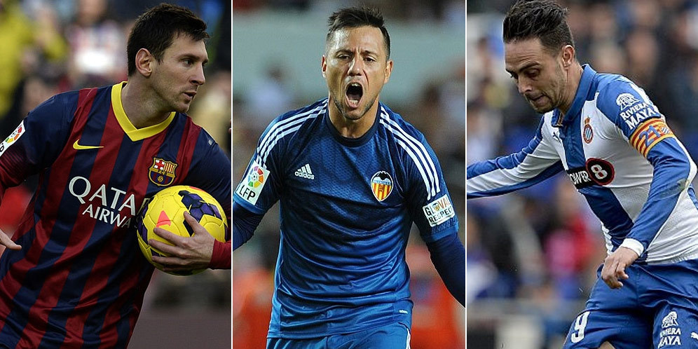 Dua Gol Penalti Sempurna vs Alves, Cuma Messi dan Garcia Dua Gol Penalti Sempurna vs Alves, Cuma Messi dan Garcia