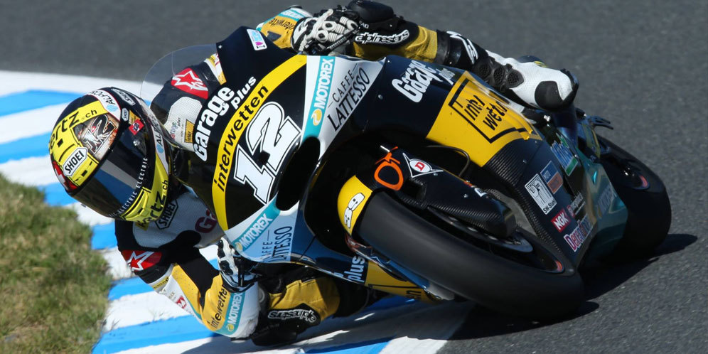 Bekuk Morbidelli di Garis Finis, Luthi Menangi Moto2 Australia Bekuk Morbidelli di Garis Finis, Luthi Menangi Moto2 Australia