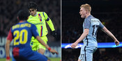 Free Kick vs Barcelona, Juninho 2009 - De Bruyne 2016 Free Kick vs Barcelona, Juninho 2009 - De Bruyne 2016