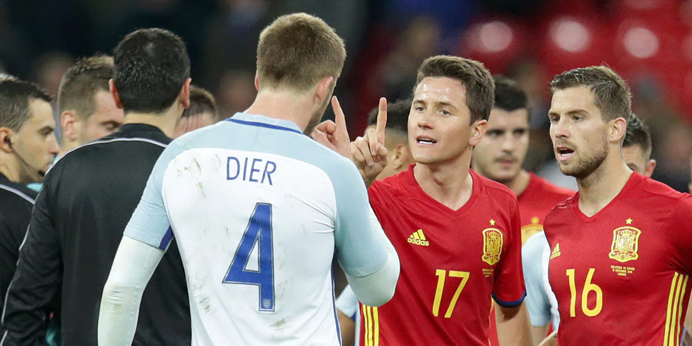 Kemarahan Eric Dier Karena Sikutan Ander Herrera Kemarahan Eric Dier Karena Sikutan Ander Herrera