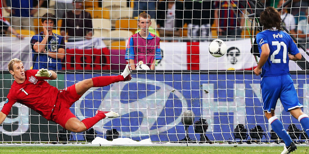 Pirlo Bicarakan Penalti 'Panenka' ke Gawang Joe Hart Pirlo Bicarakan Penalti 'Panenka' ke Gawang Joe Hart
