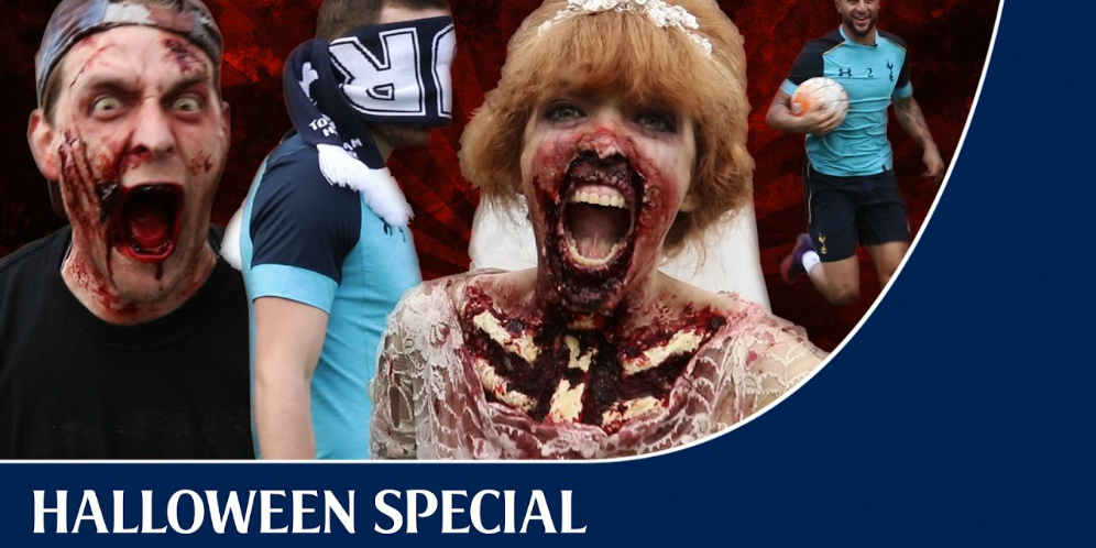 Asyik Bermain, Pemain Tottenham Diserang Zombie Asyik Bermain, Pemain Tottenham Diserang Zombie