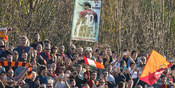 Sambutan Heroik 4000 Romanisti Usai Menang Derby Sambutan Heroik 4000 Romanisti Usai Menang Derby