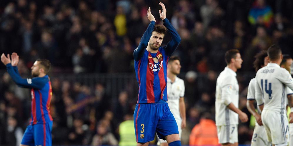 Pique Serang Madrid, Barca Sampaikan Pembenaran Pique Serang Madrid, Barca Sampaikan Pembenaran