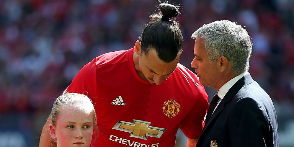 Zlatan Ibrahimovic dan Jose Mourinho
