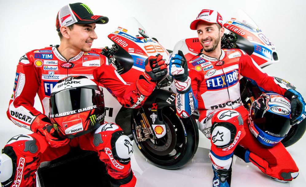 Jorge Lorenzo dan Andrea Dovizioso (c) Ducati