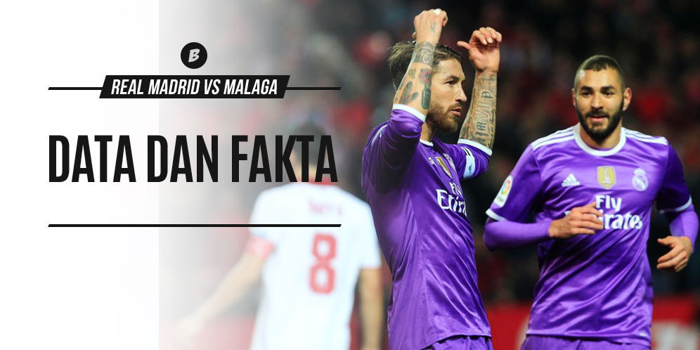 Data dan Fakta La Liga: Real Madrid vs Malaga Data dan Fakta La Liga: Real Madrid vs Malaga