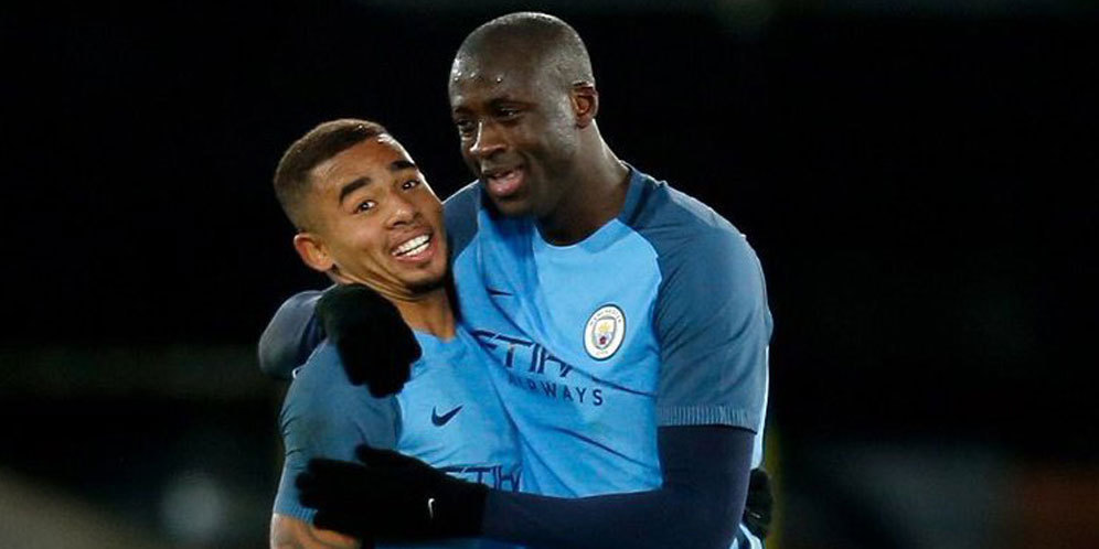 Gabriel Jesus dan Yaya Toure