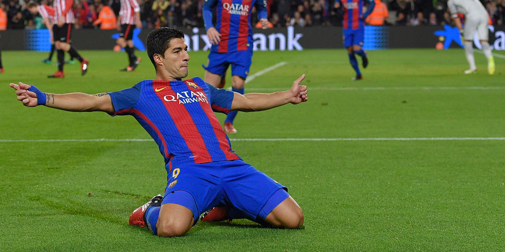 100 Gol Suarez, 300 Gol Trio MSN 100 Gol Suarez, 300 Gol Trio MSN