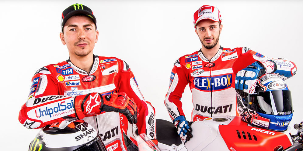 Jorge Lorenzo dan Andrea Dovizioso (c) Ducati