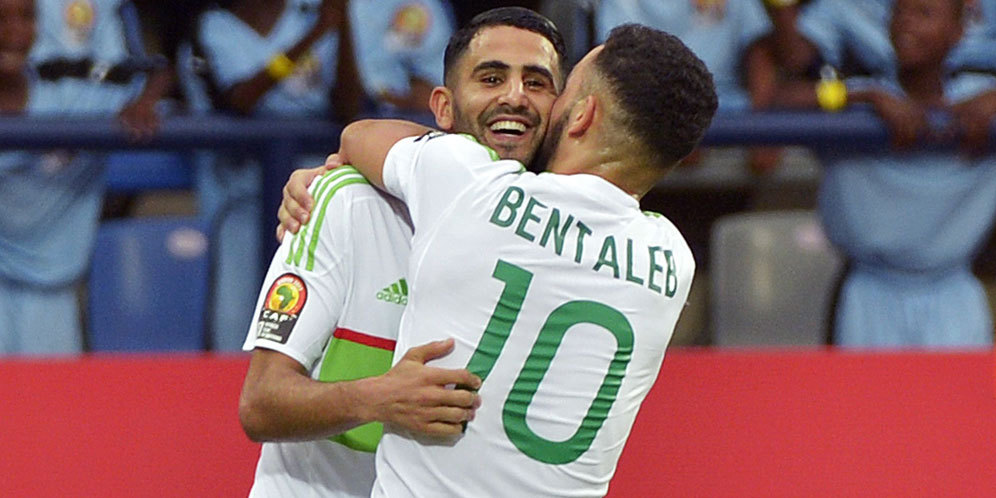 Riyad Mahrez dan Nabil Bentaleb