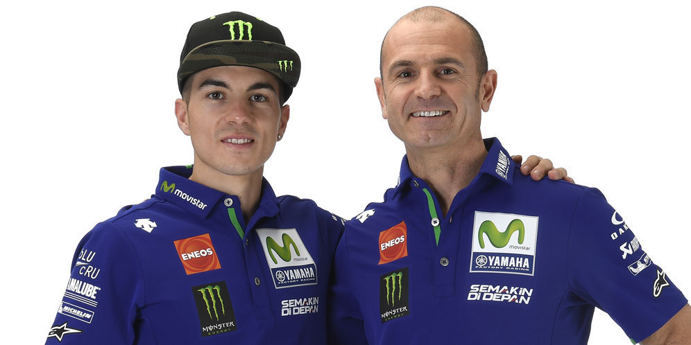 Maverick Vinales dan Massimo Meregalli (c) Yamaha
