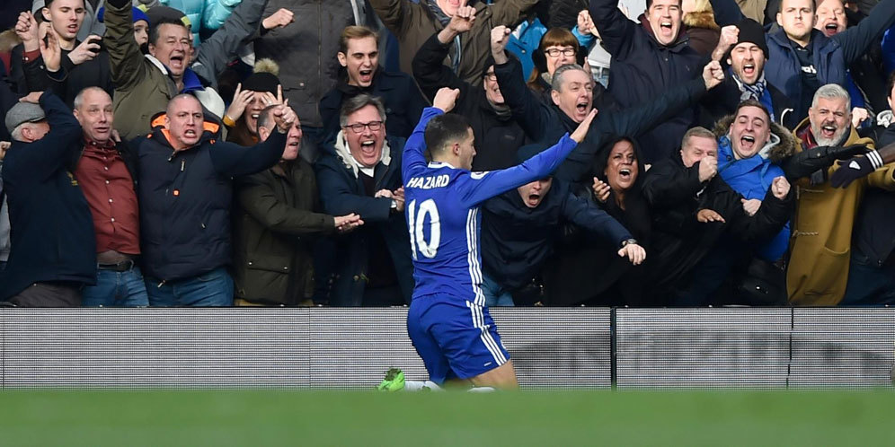 Kante: Hazard Cetak Gol yang Indah Kante: Hazard Cetak Gol yang Indah