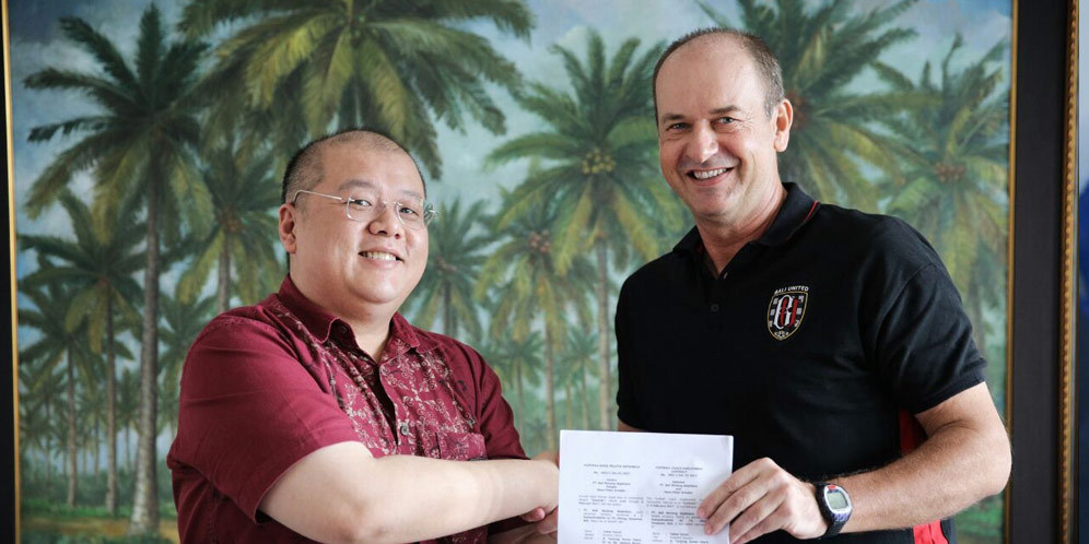 Hans Peter Schaller Resmi Nahkodai Bali United Hans Peter Schaller Resmi Nahkodai Bali United