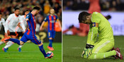 Kehebatan Diego Alves Raib di Hadapan Messi Kehebatan Diego Alves Raib di Hadapan Messi
