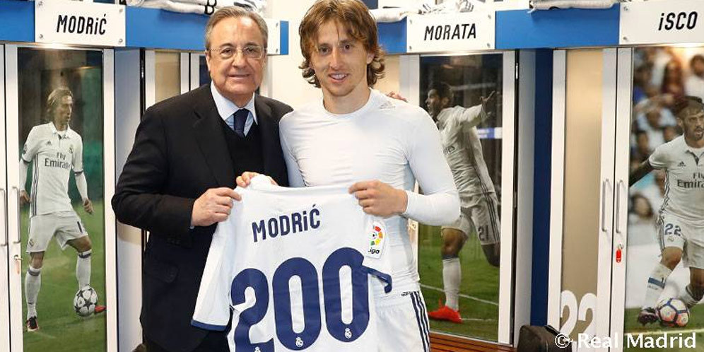 Modric 200 Laga Berseragam Madrid Modric 200 Laga Berseragam Madrid